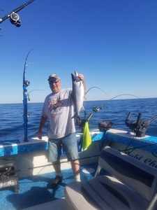 Casting out, reeling joy in.